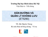 Bài giảng Dẫn đường và quản lý không lưu - Chương 3: Các phần tử dẫn bay và cách tính hướng bay