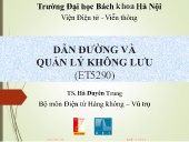 Bài giảng Dẫn đường và quản lý không lưu - Chương 6: Ảnh hưởng của gió trong khi bay