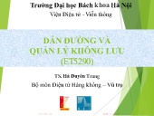 Bài giảng Dẫn đường và quản lý không lưu - Chương 7: Hệ dẫn bay, la bàn và hệ thống định vị toàn cầu GPS