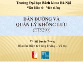 Bài giảng Dẫn đường và quản lý không lưu - Chương 8: Dẫn đường bằng phương pháp nhận địa tiêu