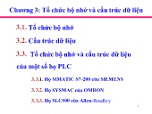 Bài giảng Điện tử công nghiệp - Chương 3: Tổ chức bộ nhớ và cấu trúc dữ liệu