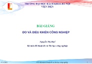 Bài giảng Hệ thống đo và điều khiển công nghiệp - Chương 2: Các thiết bị đo lường và chấp hành trong công nghiệp