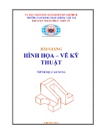 Bài giảng hình họa – vẽ kỹ thuật (Trình độ: Cao đẳng)