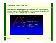 Bài giảng Kỹ thuật điện - Chương 2: Dòng điện Sin