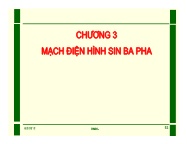 Bài giảng Kỹ thuật điện - Chương 3: Mạch điện hình sin ba pha