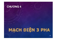 Bài giảng Kỹ thuật điện - Chương 4: Mạch điện 3 pha