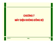 Bài giảng Kỹ thuật điện - Chương 7: Máy điện không đồng bộ