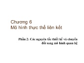 Bài giảng Kỹ thuật phần mềm - Chương 6: Mô hình thực thể liên kết