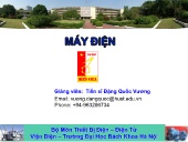 Bài giảng Máy điện I - Chương 3: Máy điện không đồng bộ