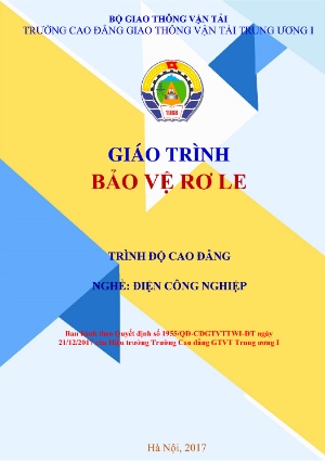 Giáo trình Bảo vệ rơ le (Trình độ: Cao đẳng) - Phần 1