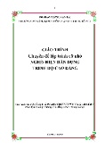 Giáo trình Chuyên đề lập trình cỡ nhỏ (Trình độ: Cao đẳng) - Phần 1