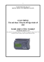 Giáo trình Chuyên đề lập trình cỡ nhỏ (Trình độ: Trung cấp)