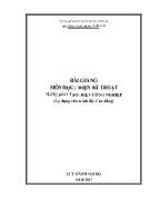 Giáo trình Điện kỹ thuật (Trình độ Cao đẳng) - Trường Cao đẳng Lào Cai