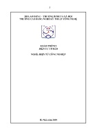 Giáo trình Điện tử cơ bản (Trình độ: Trung cấp) - Trường Cao đẳng Nghề Kỹ thuật Công nghệ