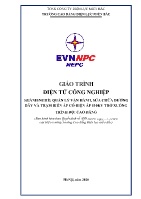 Giáo trình Điện tử công nghiệp (Trình độ: Cao đẳng) - Trường Cao đẳng Điện lực miền Bắc