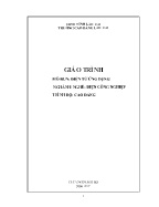 Giáo trình Điện tử ứng dụng (Trình độ Cao đẳng) - Trường Cao đẳng Lào Cai