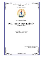 Giáo trình Điều khiển điện khí nén (Trình độ: Cao đẳng nghề)