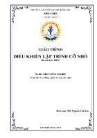 Giáo trình Điều khiển lập trình cỡ nhỏ (Trình độ: Cao đẳng nghề/ Trung cấp nghề)