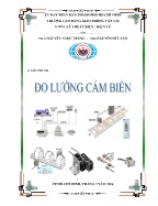 Giáo trình Đo lường cảm biến - Phần 1