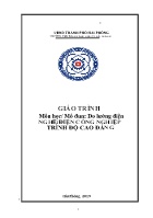 Giáo trình Đo lường điện (Trình độ Cao đẳng) - Trường Cao đẳng Công nghiệp Hải Phòng