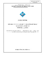 Giáo trình Dung sai lắp ghép và đo lường kỹ thuật (Ngành: Cơ điện tử - Trình độ: Cao đẳng)