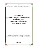 Giáo trình Hệ thống điện căn hộ, đường ống PVC nổi (Nghề: Điện dân dụng - Trình độ: Cao đẳng)