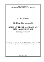 Giáo trình Hệ thống điều hòa cục bộ (Trình độ: Trung cấp)