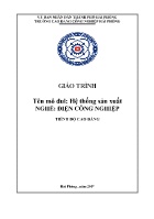 Giáo trình Hệ thống sản xuất (Nghề: Điện công nghiệp - Trình độ: Cao đẳng)