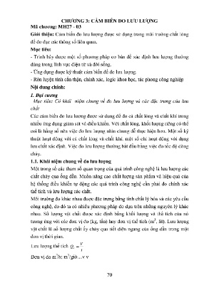 Giáo trình Kỹ thuật cảm biến (Trình độ: Cao đẳng) - Phần 2