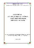 Giáo trình Kỹ thuật điện tử cơ bản (Nghề: Điện dân dụng - Trình độ: Cao đẳng)