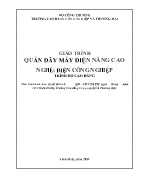 Giáo trình Kỹ thuật điện tử (Trình độ: Cao đẳng) - Bài 1: Quấn dây máy khoan, máy mài cầm tay