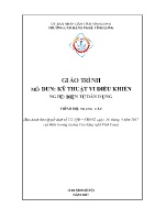 Giáo trình Kỹ thuật vi điều khiển (Trình độ: Trung cấp) - Trường Cao đẳng nghề Vĩnh Long