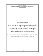 Giáo trình Kỹ thuật Vi điều khiển (Trình độ: Trung cấp/Cao đẳng nghề)