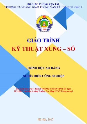 Giáo trình Kỹ thuật xung - Số (Trình độ: Cao đẳng - Nghề: Điện công nghiệp)