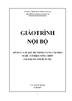 Giáo trình Lắp đặt hệ thống cung cấp điện (Áp dụng cho trình độ Sơ cấp)