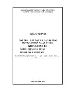 Giáo trình Lắp đặt và bảo dưỡng động cơ điện xoay chiều (Trình độ: Cao đẳng)