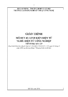 Giáo trình Linh kiện điện tử (Trình độ: Sơ cấp) - Trường Cao đẳng nghề Kỹ thuật Công nghệ