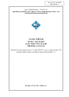 Giáo trình Mạch điện (Trình độ: Cao đẳng) - Trường Cao đẳng Nghề Kỹ thuật Công nghệ Bà Rịa Vũng Tàu