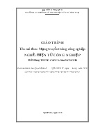 Giáo trình Mạng truyền thông công nghiệp (Trình độ: Trung cấp/Cao đẳng nghề)