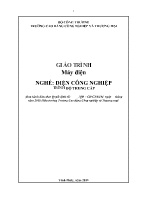 Giáo trình Máy điện (Nghề: Điện công nghiệp - Trình độ: Trung cấp)