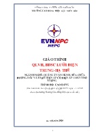 Giáo trình Quản lý vận hành, bảo dưỡng sửa chữa lưới điện trung hạ thế (Trình độ: Cao đẳng)