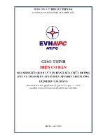 Giáo trình Quản lý vận hành, sửa chữa đường dây và trạm biến áp có điện áp 110kV trở xuống (Trình độ Cao đẳng) - Trường Cao đẳng Điện lực miền Bắc