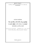 Giáo trình Rô bốt công nghiệp (Trình độ: Cao đẳng nghề)