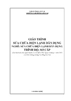 Giáo trình Sửa chữa điện lạnh dân dụng (Trình độ: Sơ cấp)