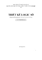 Giáo trình Thiết kế logic số (Dùng cho đối tượng đào tạo chính quy hệ quân sự và dân sự) - Phần 1