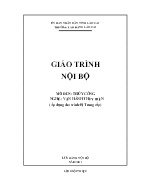 Giáo trình Thủy công (Áp dụng cho trình độ trung cấp)