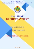 Giáo trình Tổ chức sản xuất (Trình độ: Cao đẳng) - Phần 1