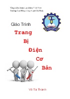 Giáo trình Trang bị điện cơ bản