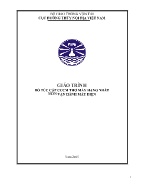 Giáo trình Vận hành máy điện - Cục Đường thủy nội địa Việt Nam
