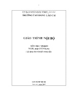 Giáo trình Vẽ điện (Trình độ Trung cấp) - Trường Cao đẳng Lào Cai